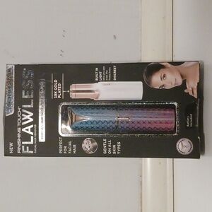 FLAWLESS FINISHING TOUCH FACIAL HAIR REMOVER  18K GOLD PLATED